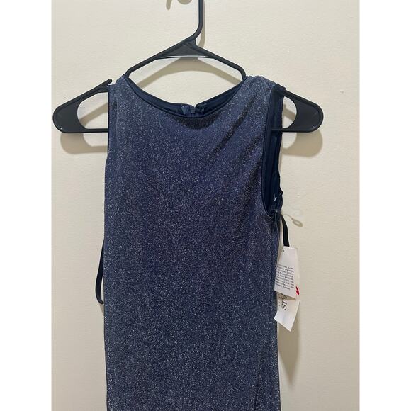 Francais by Huey Waltzer Vintage Gown Sparkly Dress Long Elegant Sz 4 - Picture 3 of 7